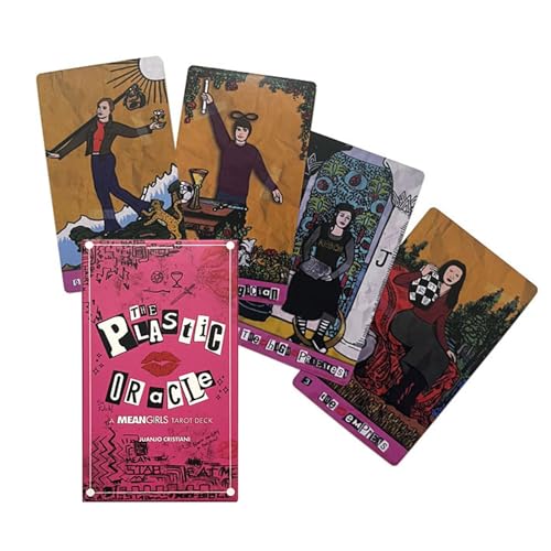 Ranley Tarotkarten Tarotkarten,Tarot-Orakelkarten - Vollständige englische Version, tragbar, A Mean Girls Tarot Psychologisches Orakel-Deck, geheimnisvolle Wahrsagungskarte für Einblicke 12X7cm von Ranley