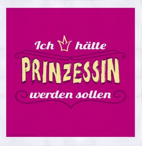 Rannenberg und Friends Spültuch Ich hätte Prinzessin Werden sollen von Rannenberg und Friends