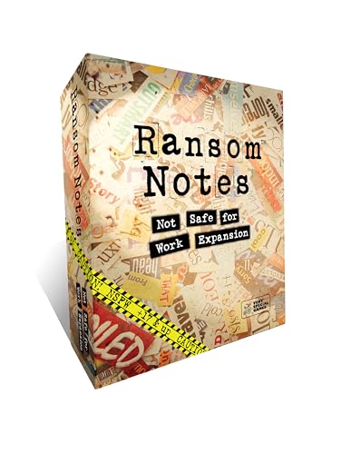 Ransom Notes Erweiterungspack, Not Safe for Work (Nicht für den Arbeitsplatz geeignet), das lächerliche Wortmagnet-Partyspiel, ab 3 Spielern von Ransom Notes