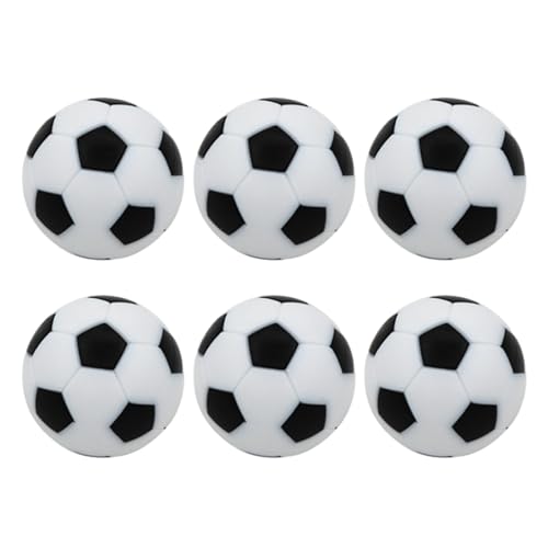 Ranuw 6 Stück Tischfußball Ersatzball Offizieller Tischspielball Tischfußball Fußballmaschinenteile Mini Fußball Tischfußball von Ranuw