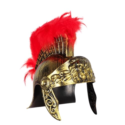 Ranuw Mittelalter Hut Steampunk Ritter Pirat Cosplay Helm Gothic Punk Kopfbedeckung Karneval Rollenspiel Requisiten Gladiatoren Helm Erwachsene Gladiatoren Helm Kunststoff Gladiatoren Helm Erwachsene von Ranuw