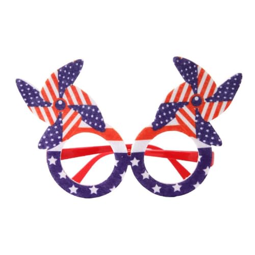 Ranuw Zwerge Brille Mit Amerikanischer Flagge Unabhängigkeitstag Lustige Party Brille Patriotische Party Dekoration Für Erwachsene Kinder Foto Requisiten Party Brille Für Erwachsene von Ranuw