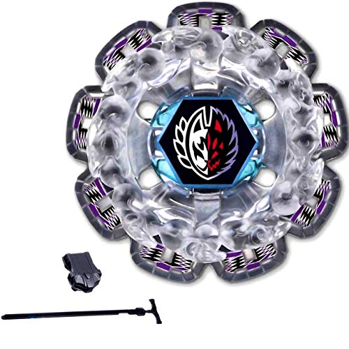 Elrozo Rapidity Divine Spiral Fox + Launcher Kreisel für Metal Fusion 4d Fury Arena von Rapdity