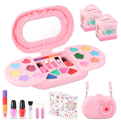 Rapidbok Kinderschminke Set,Waschbar Schminke Kinder Make Up Set,Schminkkoffer Mädchen mit Glitzersteine selbstklebend,Schminkset Spielzeug,für Mädchen ab 4-6, 7-8, 9-12 Jahren Rapidbok Kinderschminke Set,Waschbar Schminke Kinder Make Up Set,Schminkkoffer Mädchen mit Glitzersteine selbstklebend,Schminkset Spielzeug,für Mädchen ab 4-6, 7-8, 9-12 Jahren von Rapidbok