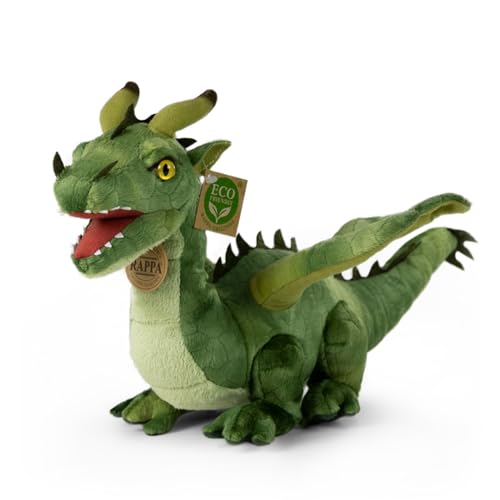 RAPPA Plüschdrache grün 40 cm UMWELTFREUNDLICH von Rappa