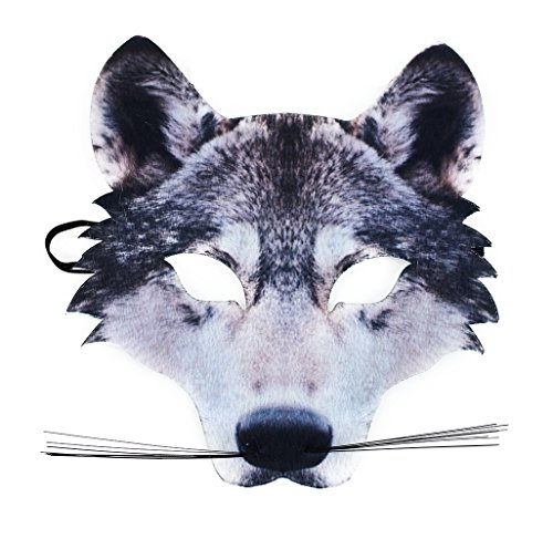 Rappa 160026 Lebensechte Tiermaske Wolfmaske Karnevalsmaske Wolf Grau Rappa 160026 Lebensechte Tiermaske Wolfmaske Karnevalsmaske Wolf Grau von Rappa