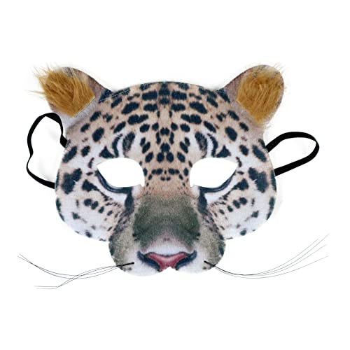Rappa 160385 Lebensechte Tiermaske Gepardenmaske Karnevalsmaske Gepard von RAPPA