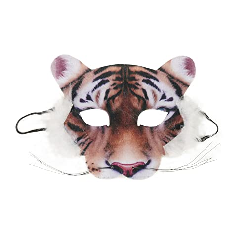 Rappa Tolle, lebensechte Tiermaske Tigermaske Tiger aus Stoff von RAPPA