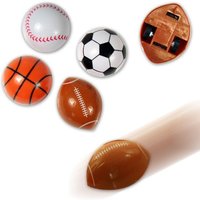 Mitgebsel Flitzer-Ball zum Kindergeburtstag, halbrund, mit Rückzug Mitgebsel Flitzer-Ball zum Kindergeburtstag, halbrund, mit Rückzug von Rasehorn.com