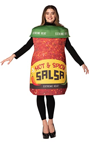 Hot & Spicy Salsa Jar Kostüm Mexikanische Tomaten Chunky Mild Tacos Gewürze Essen Dress Up Cosplay Party Kostüme Erwachsene Einheitsgröße Hot & Spicy Salsa Jar Kostüm Mexikanische Tomaten Chunky Mild Tacos Gewürze Essen Dress Up Cosplay Party Kostüme Erwachsene Einheitsgröße von Rasta Imposta