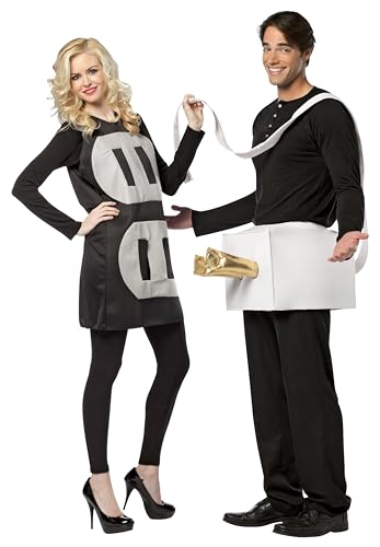 Rasta Imposta 7233 Schwarz-weißes leichtes Kostüm für Paare Stecker und Steckdose (Standard) von Rasta Imposta