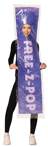 Rasta Imposta FREE-Z-POP Eis-Pops Halloween-Kostüm, Damen und Herren, Einheitsgröße für Erwachsene (lila) von Rasta Imposta