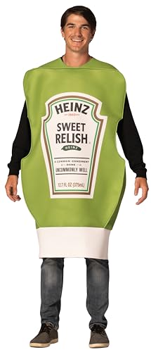 Rasta Imposta Heinz Relish Squeeze Bottle Condiment Halloween Kostüm, grün, Damen und Herren, Erwachsene, Einheitsgröße Rasta Imposta Heinz Relish Squeeze Bottle Condiment Halloween Kostüm, grün, Damen und Herren, Erwachsene, Einheitsgröße von Rasta Imposta