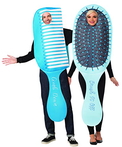 Rasta Imposta Kamm und Bürste für Paare, Halloween-Kostüm-Set, Erwachsene, Einheitsgröße Rasta Imposta Kamm und Bürste für Paare, Halloween-Kostüm-Set, Erwachsene, Einheitsgröße von Rasta Imposta