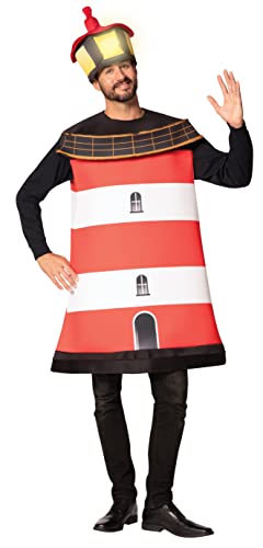 Rasta Imposta Leuchtturm-Halloween-Kostüm, Tunika mit leuchtendem Kopfschmuck, Leuchtturm, Wachtturm, Verkleidung, Cosplay, Party, Erwachsene, Einheitsgröße Rasta Imposta Leuchtturm-Halloween-Kostüm, Tunika mit leuchtendem Kopfschmuck, Leuchtturm, Wachtturm, Verkleidung, Cosplay, Party, Erwachsene, Einheitsgröße von Rasta Imposta