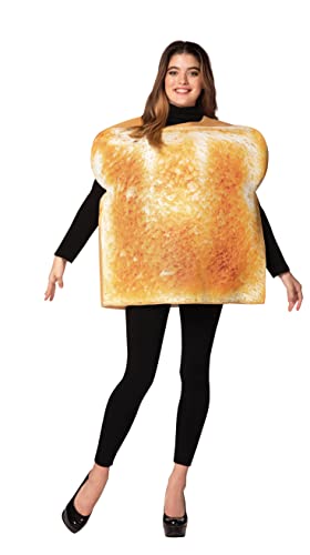 Toast Kostüm Scheiben Brot Grillt Toasted Toaster Essen Melba Flachbrot Naan Dress Up Cosplay Party Kostüme, Erwachsene Einheitsgröße von Rasta Imposta