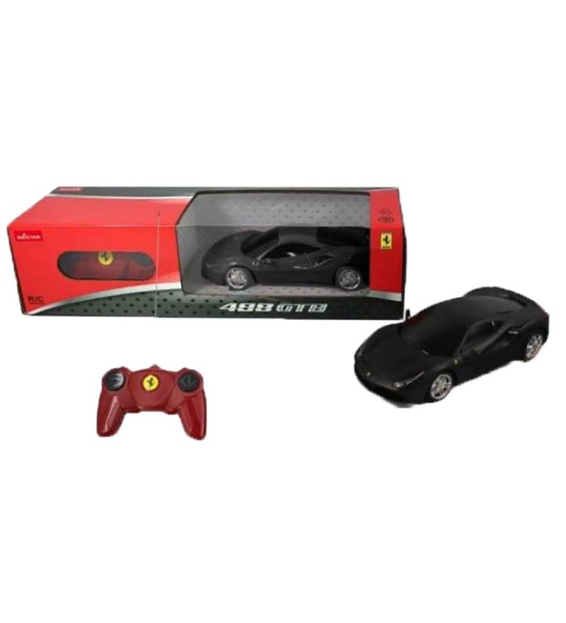 Rastar Fernbedienung Auto - 1:24 Ferrari 488 Gtb - Mattschwarz - Rastar - One Size - Autos Rastar Fernbedienung Auto - 1:24 Ferrari 488 Gtb - Mattschwarz - Rastar - One Size - Autos von Rastar