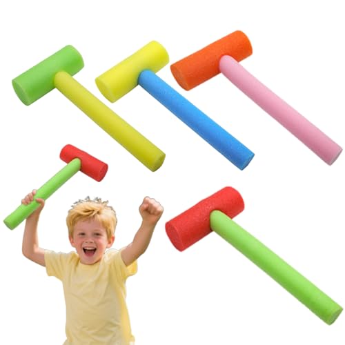 Ratpzou 4St Schaumhammer Spielzeug Gummihammer Party Spielzeugjungen Und Mädchen Leichte Aktivität Requisiten Party Hammer Spielzeugschwamm Kinderausrüstung von Ratpzou