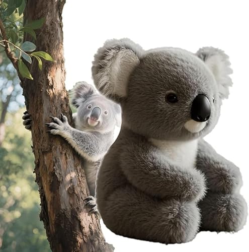 Ratpzou Koala - Emotional Healing On Demand, Hugmotion 2.0-Engine, Mit KI-Bewegungssensoren, Weich, Lebensecht, Ahmt Natürliche Bewegungen Nach Für Realistischen Komfort, Dachys 4.0, Pandy 2.0 Ratpzou Koala - Emotional Healing On Demand, Hugmotion 2.0-Engine, Mit KI-Bewegungssensoren, Weich, Lebensecht, Ahmt Natürliche Bewegungen Nach Für Realistischen Komfort, Dachys 4.0, Pandy 2.0 von Ratpzou