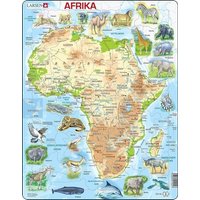 Puzzle - Afrika (physisch) von Raute Media