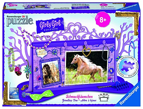 Ravensburger 12068 - Girly Girl Edition Schmuckbäumchen Pferde 3D Puzzle von Ravensburger 3D Puzzle