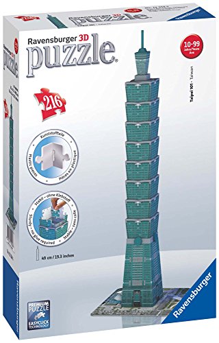 Ravensburger 12558 - Taipei 101-Taiwan - 216 Teile 3D Puzzle-Bauwerke von Ravensburger 3D Puzzle