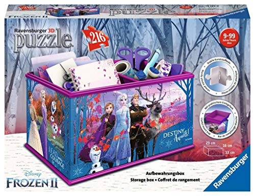 Ravensburger 3D Puzzle 12122 - Aufbewahrungsbox - Frozen 2 - 216 Teile von Ravensburger Kinderpuzzle