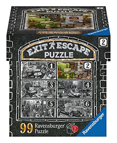 Ravensburger 3D Puzzle EXIT Puzzle 16878 - Im Gutshaus Wohnzimmer - 99 Teile Puzzle für Erwachsene und Kinder ab 14 Jahren Ravensburger 3D Puzzle EXIT Puzzle 16878 - Im Gutshaus Wohnzimmer - 99 Teile Puzzle für Erwachsene und Kinder ab 14 Jahren von Ravensburger