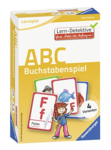 Ravensburger Buchverlag 41488 ABC Buchstabenspiel (Lern-Detektive. Gute Noten von Anfang an), Purple von Ravensburger Buchverlag