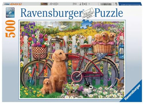 Ravensburger Puzzle 15036 - Ausflug ins Grüne - 500 Teile Puzzle für Erwachsene und Kinder ab 10 Jahren, Puzzle mit Hunde-Motiv von Ravensburger