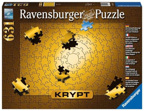 Ravensburger Puzzle 15152 - Krypt Puzzle Gold - Schweres Puzzle für Erwachsene und Kinder ab 14 Jahren, mit 631 Teilen Ravensburger Puzzle 15152 - Krypt Puzzle Gold - Schweres Puzzle für Erwachsene und Kinder ab 14 Jahren, mit 631 Teilen von Ravensburger