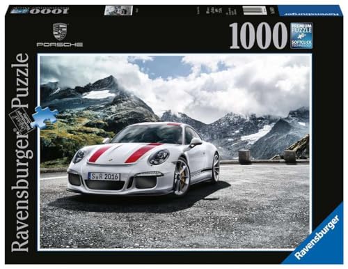 Ravensburger 19897 Porsche 19897-Porsche 911R-1000 Teile Puzzle für Erwachsene und Kinder ab 14 Jahren, Black, 1000 von Ravensburger