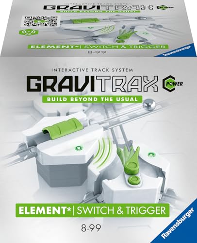 Ravensburger GraviTrax POWER Elemente Switch&Trigger. Elektronisches Zubehör für Kugelbahnen für Kinder ab 8 Jahren. Kombinierbar mit allen GraviTrax Produkten und -linien von Ravensburger