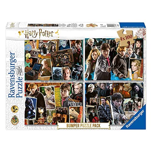 Ravensburger 06832 Harry Potter: 4x100 Teile Puzzle [Exklusiv bei Amazon] von Ravensburger Kinderpuzzle