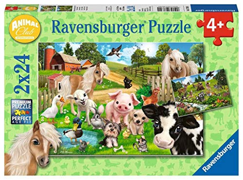 Ravensburger Kinderpuzzle 07830 - Tierfreunde / Animal Club - 2 x 24 Teile Ravensburger Kinderpuzzle 07830 - Tierfreunde / Animal Club - 2 x 24 Teile von Ravensburger