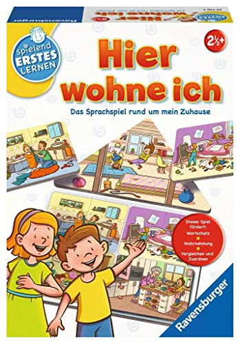 Ravensburger Lernspiel Hier wohne ich 24710, für 1-3 Spieler ab 2,5 Jahren Ravensburger Lernspiel Hier wohne ich 24710, für 1-3 Spieler ab 2,5 Jahren von BRIO