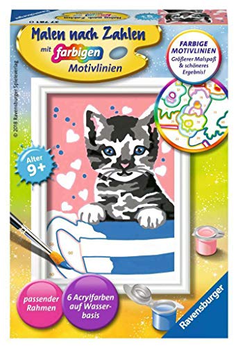 Ravensburger Malen nach Zahlen 27781 - Kleines Kätzchen - Für Kinder ab 7 Jahren Ravensburger Malen nach Zahlen 27781 - Kleines Kätzchen - Für Kinder ab 7 Jahren von Ravensburger
