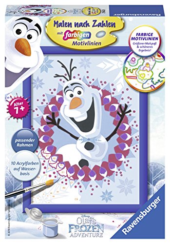 Ravensburger Malen nach Zahlen 27842 Disney Frozen Olaf von Ravensburger Malen nach Zahlen