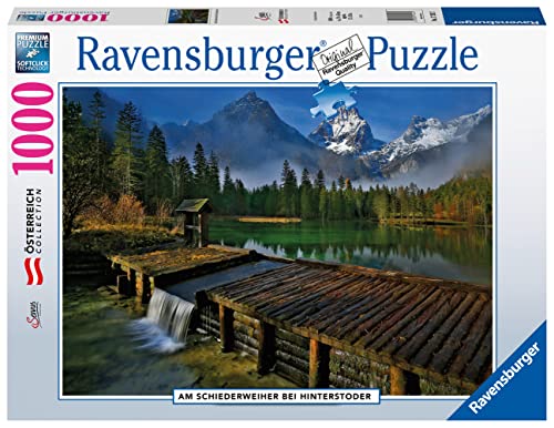 Ravensburger Puzzle 17262 - Schiederweiher bei Hinterstoder - 1000 Teile Puzzle für Erwachsene und Kinder ab 14 Jahren Ravensburger Puzzle 17262 - Schiederweiher bei Hinterstoder - 1000 Teile Puzzle für Erwachsene und Kinder ab 14 Jahren von Ravensburger