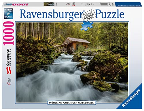 Ravensburger Puzzle 17263 - Mühle am Gollinger Wasserfall - 1000 Teile Puzzle für Erwachsene und Kinder ab 14 Jahren von Ravensburger Puzzle