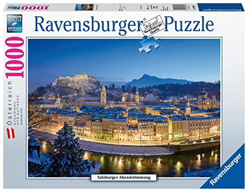 Ravensburger Puzzle 89362 89362-Salzburger Abendstimmung-1000 Teile Puzzle für Erwachsene und Kinder ab 14 Jahren, White von Ravensburger Puzzle