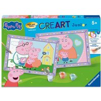CreArt, Malen nach Zahlen Junior Peppa Wutz - Peppa's Familie von Ravensburger Spieleverlag