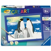 CreArt, Malen nach Zahlen Kinder - Pinguin-Familie von Ravensburger Spieleverlag