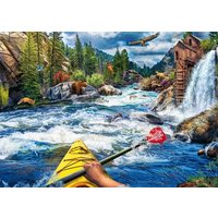 Erwachsenenpuzzle 1000 Teile - Wildwasser Rafting von Ravensburger Spieleverlag