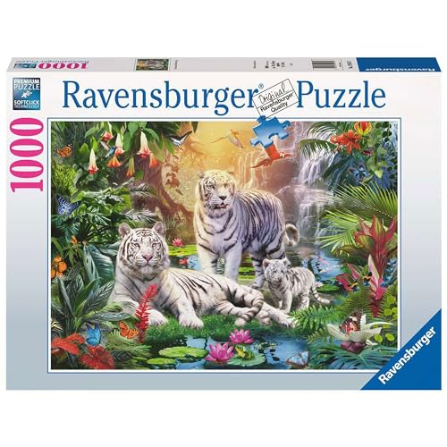 Familie der Weißen Tiger 1000 Teile von Ravensburger Spieleverlag
