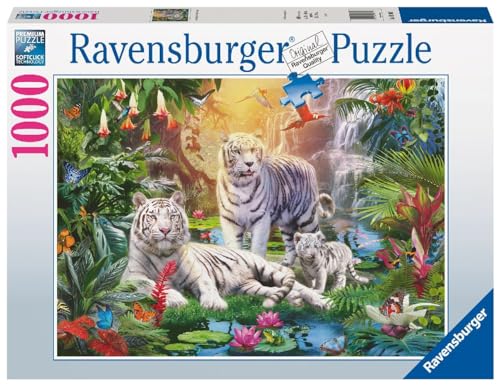 Familie der Weißen Tiger 1000 Teile von Ravensburger Spieleverlag