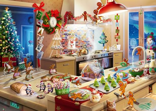 Ravensburger Puzzle 12000718 - Fröhlicher Unfug - 1000 Teile Puzzle für Erwachsene und Kinder ab 14 Jahren, Weihnachts-Puzzle Ravensburger Puzzle 12000718 - Fröhlicher Unfug - 1000 Teile Puzzle für Erwachsene und Kinder ab 14 Jahren, Weihnachts-Puzzle von Ravensburger