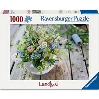 Landlust Puzzle 1000 Teile - Sommerlicher Wiesenstrauß mit Himmelblauem Südstern Landlust Puzzle 1000 Teile - Sommerlicher Wiesenstrauß mit Himmelblauem Südstern von Ravensburger Verlag GmbH