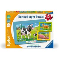 Tiptoi® 3 erste Puzzles: Bauernhoftiere - 3x6 Teile von Ravensburger Verlag GmbH