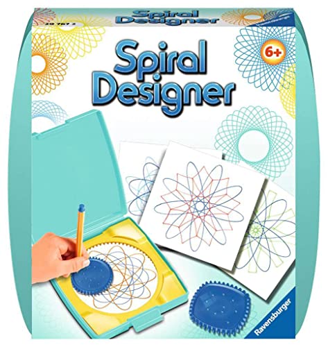 Ravensburger Spiral-Designer Mini, Zeichnen Lernen für Kinder ab 6 Jahren, Kreatives Zeichen-Set mit Mandala-Schablone für farbenfrohe Spiralbilder und Mandalas Ravensburger Spiral-Designer Mini, Zeichnen Lernen für Kinder ab 6 Jahren, Kreatives Zeichen-Set mit Mandala-Schablone für farbenfrohe Spiralbilder und Mandalas von Ravensburger